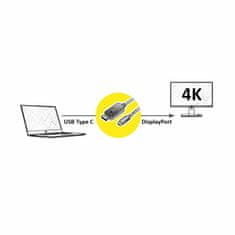 Value kabel USB TipC-DisplayPort 2m 4k črn 11.99.5846-10