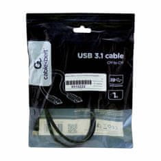 CABLEXPERT kabel USB 3.1 C-C 1m črn CCP-USB3.1-CMCM-1M