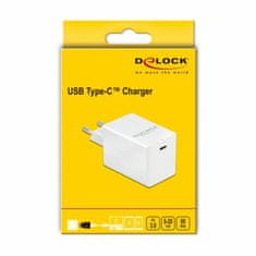 Delock polnilec 60W TipC PD GaN za Apple bel 41447