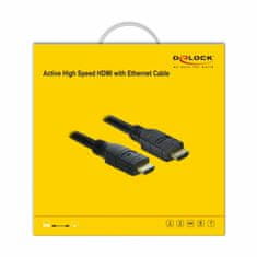 Delock kabel HDMI 4K z ojačevalcem 15m 85285