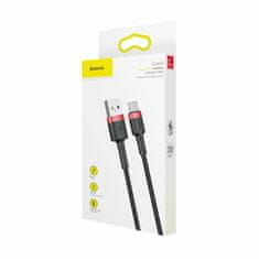 BASEUS kabel USB A-C 2m 2A Cafule rdeč+črn CATKLF-C91