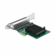Delock mrežna kartica PCIe 4xRJ45 Gigabit RTL8111 89025