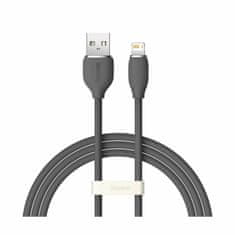 BASEUS kabel USB/Lightning 1.2m 2.4A Silica gel črn CAGD000001