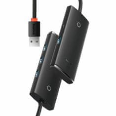 BASEUS hub USB 3.2 4xTipA 25cm črn WKQX030001