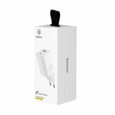 BASEUS polnilec 24W USB TipA QC bel CCALL-BX02