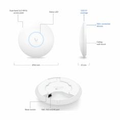 Ubiquiti dostopna točka Wi-Fi6 3000Mb UniFi 6 U6+