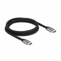 Delock kabel HDMI 8K 60Hz Ultra HD 2m sivo/črn 83996