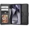 Wallet knjižni ovitek za Samsung Galaxy S24 Plus, črna