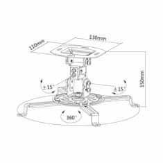 S-box nosilec za projektor PM-18 bel