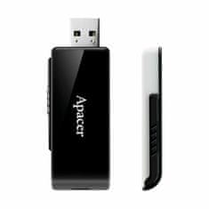 Apacer USB 3.2 Gen1 ključ 64GB AH350 črno/bel