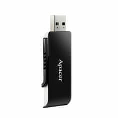 Apacer USB 3.2 Gen1 ključ 64GB AH350 črno/bel