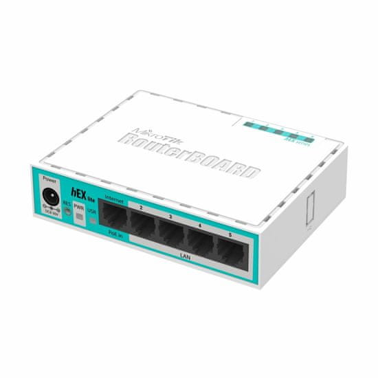 Mikrotik usmerjevalnik 5-port 100 RB750r2hEX lite RB750R2