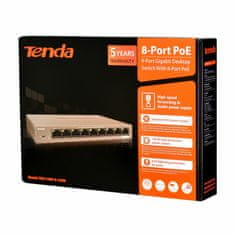 Tenda stikalo Giga 9-port 8x PoE mini kovinsko ohišje TEG1109P-8-102W