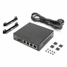 Digitus stikalo Giga 4-port 1xSFP DN-80120