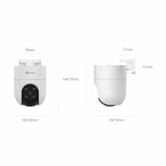 EZVIZ IP kamera 3.0MP brezžična PT zunanja CS-H8c