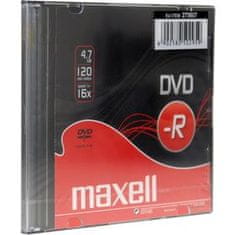 Maxell Maxell DVD-R 4,7 GB 16x, tanek plastični ovitek