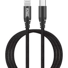 Yenkee Kabel Lightning Yenkee YCU 631 BK USB C / lightning 1m