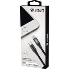 Yenkee Kabel Lightning Yenkee YCU 631 BK USB C / lightning 1m