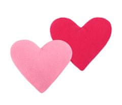 HEART - set 2 - 18x20 cm - roza, fuksija