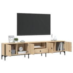 Vidaxl TV omarica s predalom sonoma hrast 200x25x44 cm inženirski les