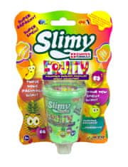 EP LINE Slime 100 g v barvi sadja 8 cm 5 vrst v plastični škatli