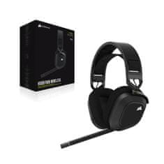 Corsair HS80 RGB Wireless/USB/USB/Wireless/Black