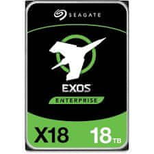 Seagate Exos X18 3,5" - 18 TB (strežnik) 7200 obr/min/SATA/256MB/512e/4kN