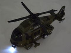 JOKOMISIADA Vojaški helikopter z lučmi in zvokom