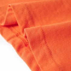 Vidaxl Otroška majica s kratkimi rokavi živo oranžna 104