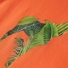 Vidaxl Otroška majica s kratkimi rokavi živo oranžna 92