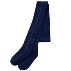 Vidaxl Otroške hlačne nogavice mornarsko modre 128
