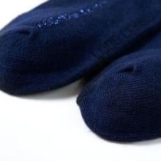 Vidaxl Otroške hlačne nogavice mornarsko modre 104