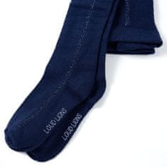 Vidaxl Otroške hlačne nogavice mornarsko modre 116