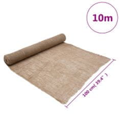 Vidaxl Rola iz jute 1x10 m 100 % juta 200 g/m²