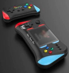 prenosna mini retro sup video igra konzola x7m - ročna konzola s hd av izstopom, vgrajenih 500 iger, elektronskim gamepadom