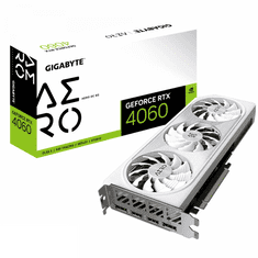 Gigabyte GeForce RTX 4060 AERO OC 8G grafična kartica, 8 GB GDDR6 (GV-N4060AERO OC-8GD)