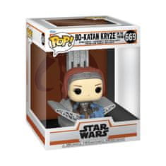 Funko POP DLX: MND S9 - Bo Katan s prestolom