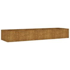 Vidaxl Vrtna visoka greda 280x80x40 cm corten jeklo