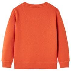 Vidaxl Otroški pulover oranžen 116