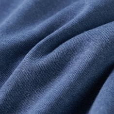 Vidaxl Otroška majica z dolgimi rokavi modra melange 92