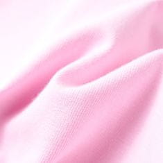 Vidaxl Otroška majica s kratkimi rokavi svetlo roza 92