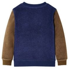 Vidaxl Otroški pulover mornarsko moder 104
