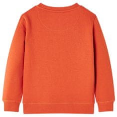 Vidaxl Otroški pulover oranžen 128