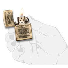 Zippo Zippo 23156 Jim Beam Brass Emblem bencinski vžigalnik