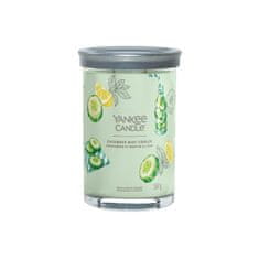 Yankee Candle Aroma sveča Signature tumbler velika Cucumber Mint Cooler 567 g