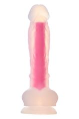 Dreamtoys DILDO Radiant Glow In The Dark Pink Large