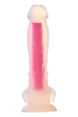 Dreamtoys DILDO Radiant Glow In The Dark Pink Large