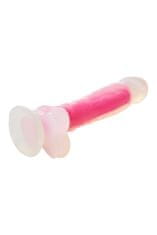 Dreamtoys DILDO Radiant Glow In The Dark Pink Large