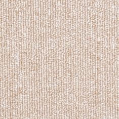 Vidaxl Preproge za stopnice 15 kosov 56x17x3 cm taupe