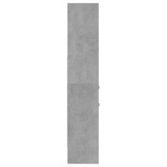 Vidaxl Knjižna omara betonsko siva 40x35x180 cm iverna plošča